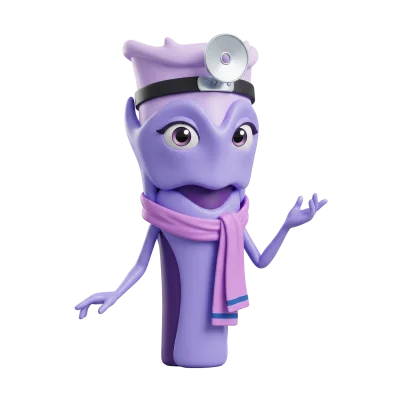 Laringela, personaje de Voz y laringología